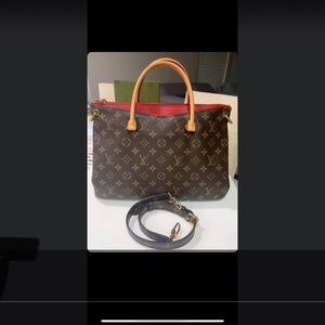 Authentic Louis Vuittion Pallas MM Shoulder Bag